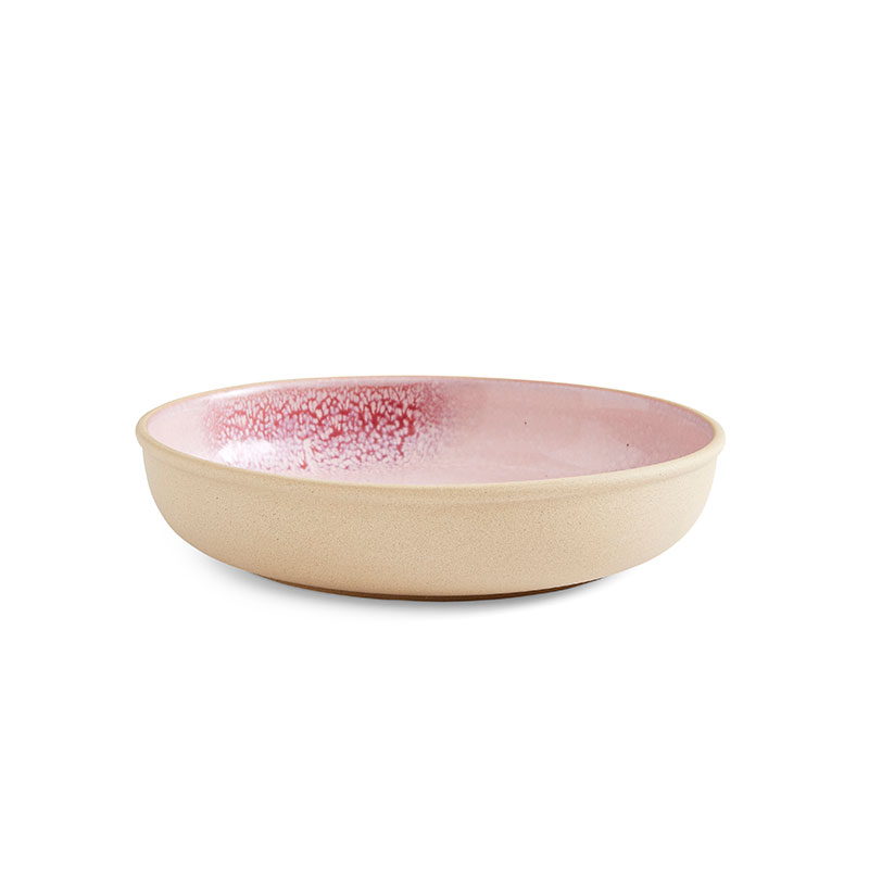 Minerals Set of 4 Low Bowls, D22cm, Rose Quartz-4