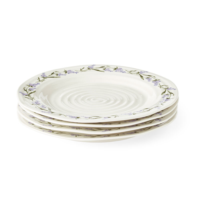 Lavendula Set of 4 Plates, D28cm, Multi-0