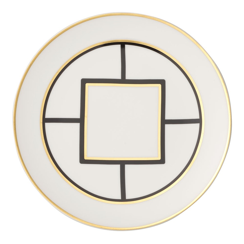 MetroChic Side Plate, Geometric, D22cm, Gold/Multi-0