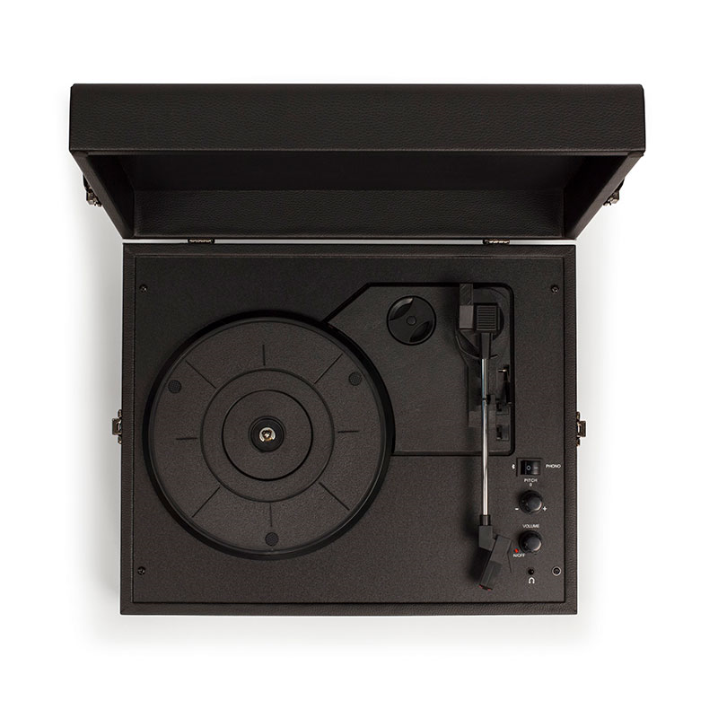 Voyager Portable Turntable, Black-4