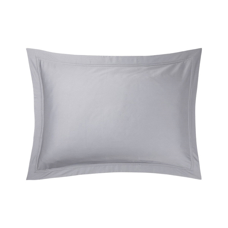 Triomphe - 300 Thread Count Cotton Sateen King pillowcase, 50 x 90cm, Platine-0