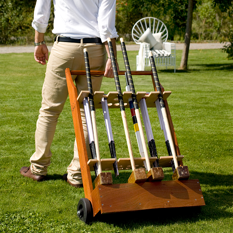 Championship 6 Player Croquet Set with Trolley-1