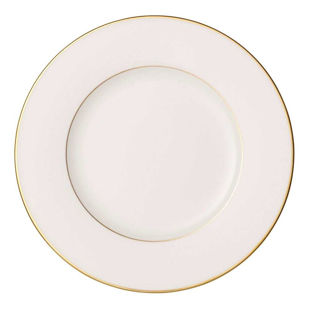 Anmut Gold Breakfast plate, D22.5cm, White/Gold-0