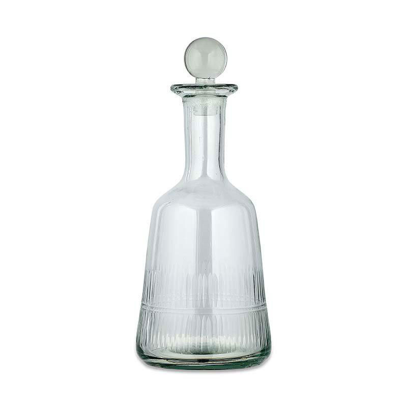 Mila Recycled Decanter, 1L, Clear-1