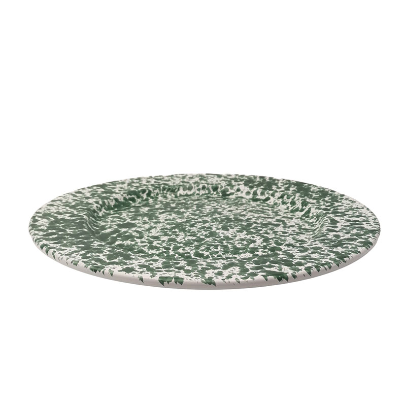 Splatter Flat Plate, D31cm, Green-3