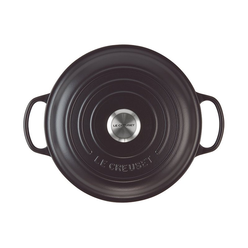 Signature Cast Iron Shallow casserole, 26cm - 2 litre, Satin Black-1