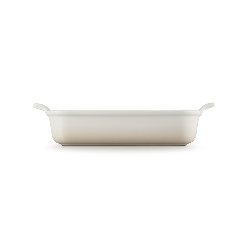 Stoneware Deep rectangular dish, 32cm - 3.85 litre, Meringue-3