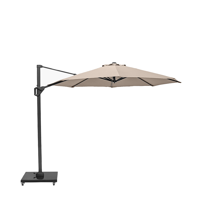 Voyager T1 Round Parasol, 3m, Taupe-1