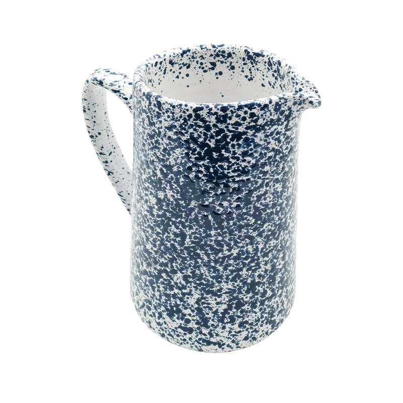 Splatter Jug, H22cm, Blue-1