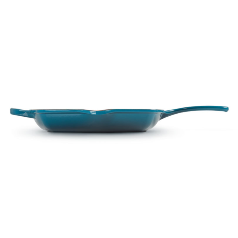 Signature Cast Iron Square grillit, Dia26cm, Deep Teal-3