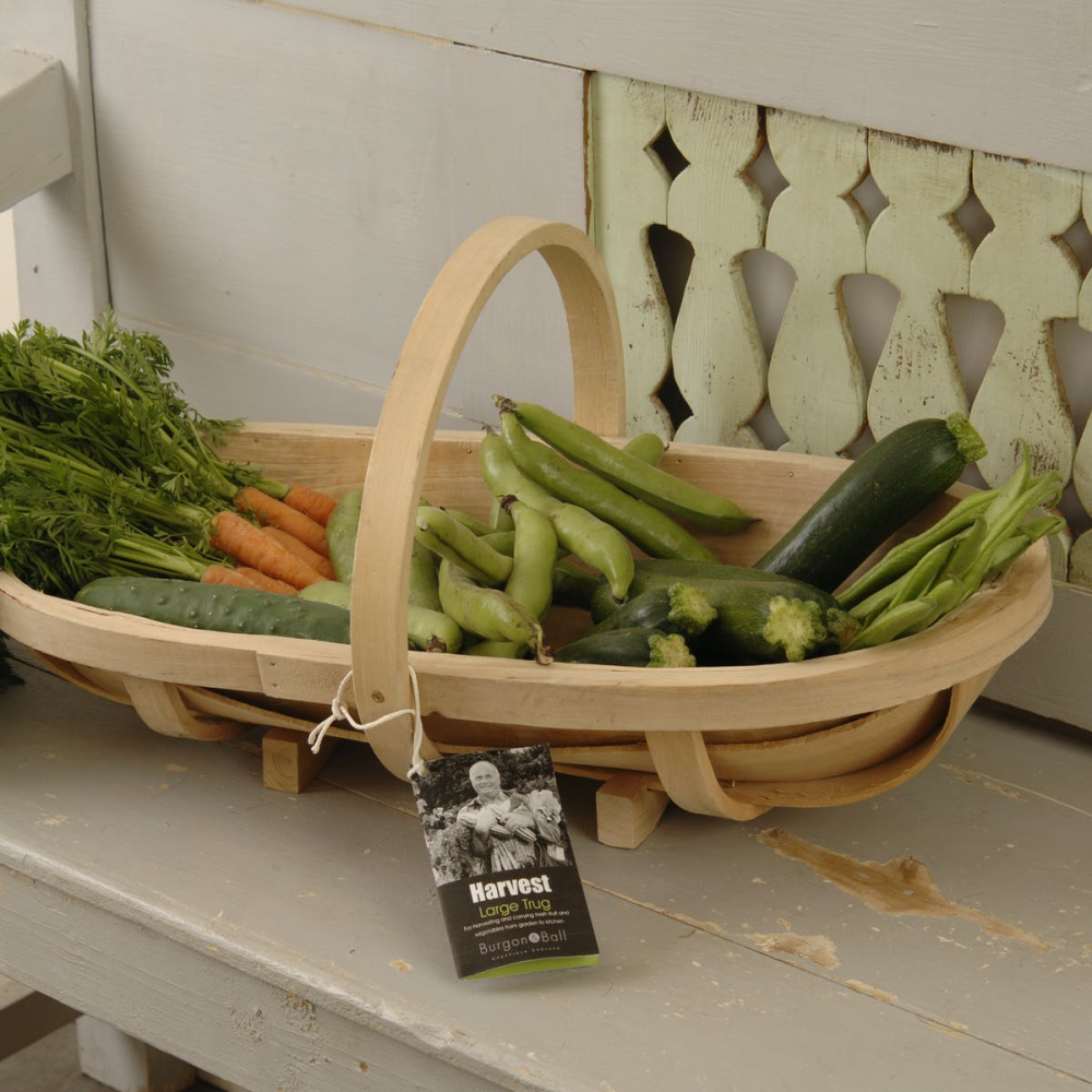 Traditional Wooden Garden Trug, Large, 57x27cm-1