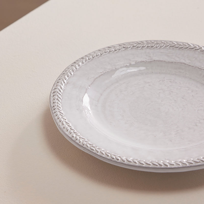 Hillcrest Set of 4 Side Plates D21cm, White-2