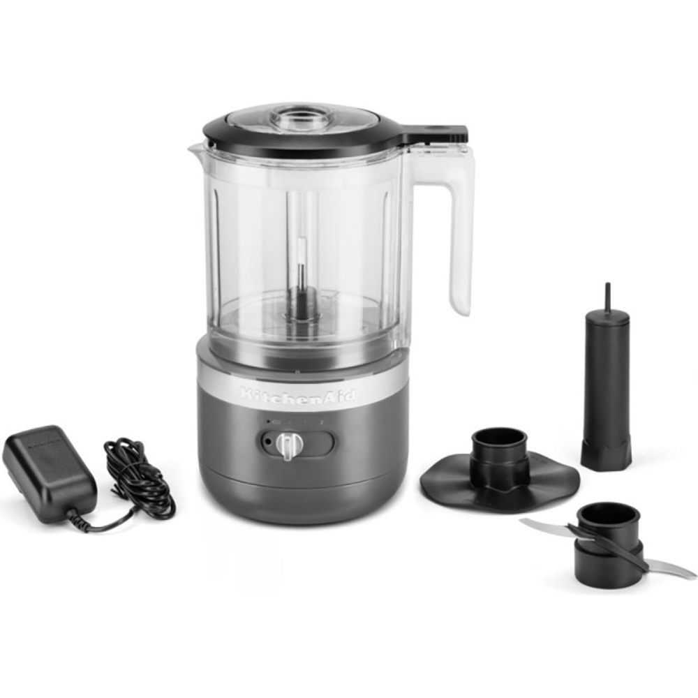 Cordless Food Chopper, Charcoal Grey-1