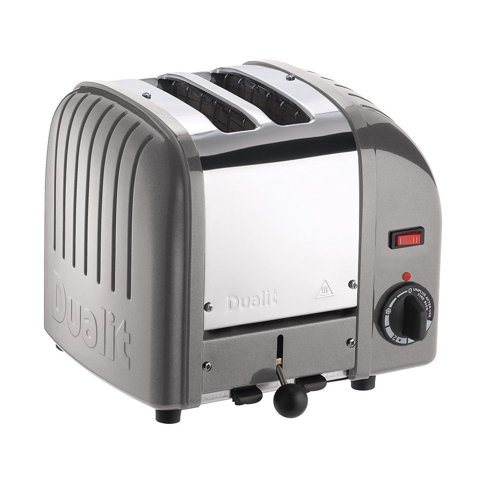 Classic Vario 2 slot toaster, Metallic Silver-0