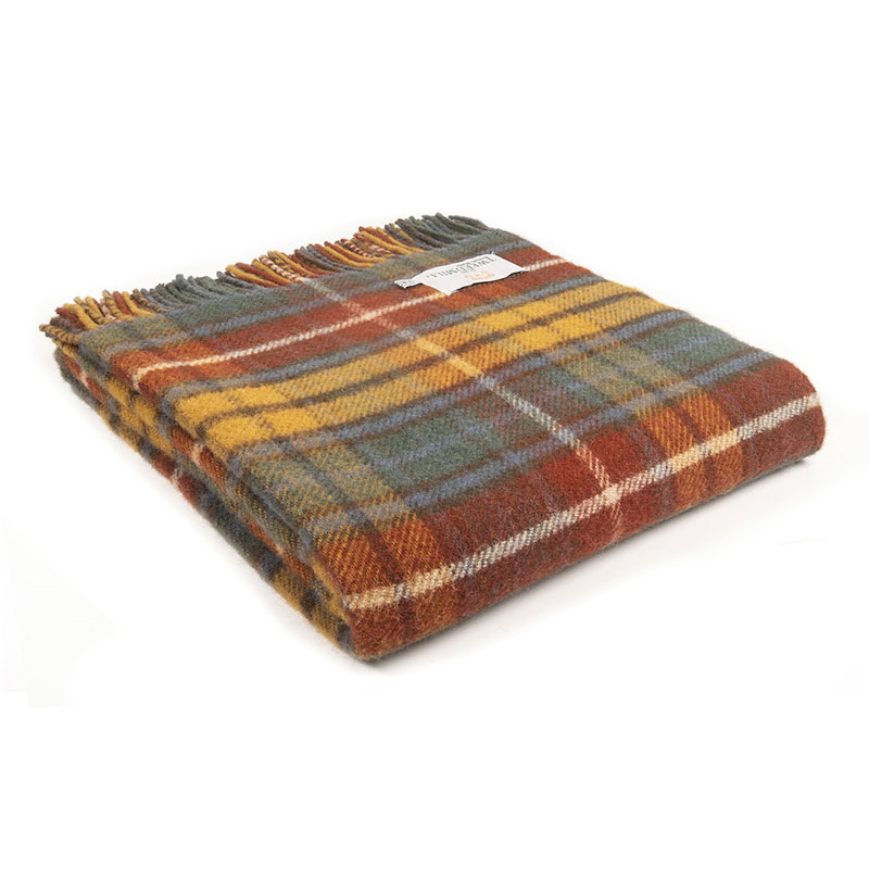 Tartan Throw, 150 x 183cm, Antique Buchanan-0