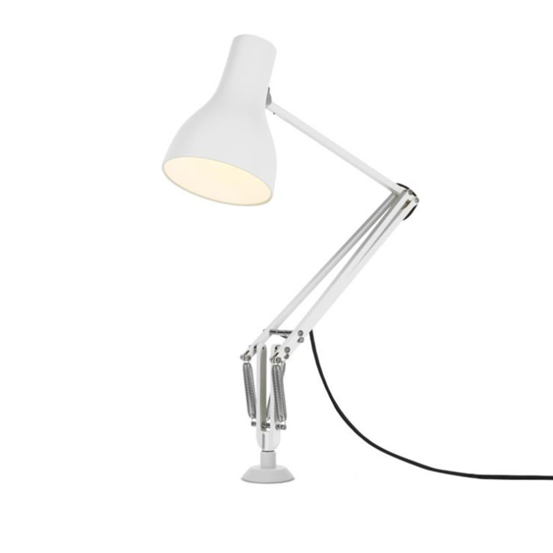 Type 75 Lamp with Desk Insert, Alpine White-1