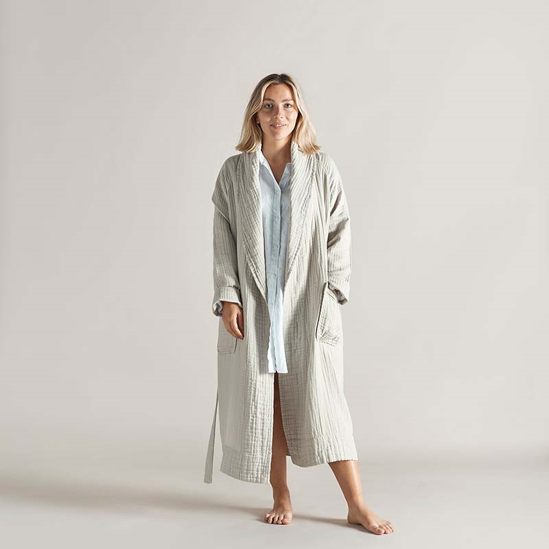 The Dream Cotton Robe, Extra Large, Clay-1