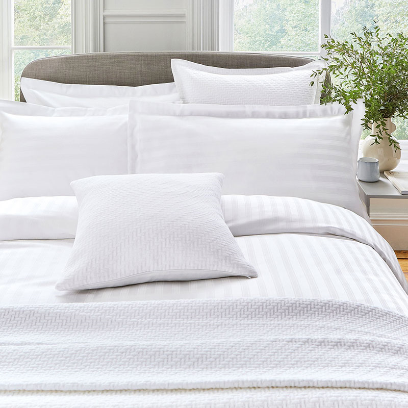 Adan Duvet Cover, Double, White-1