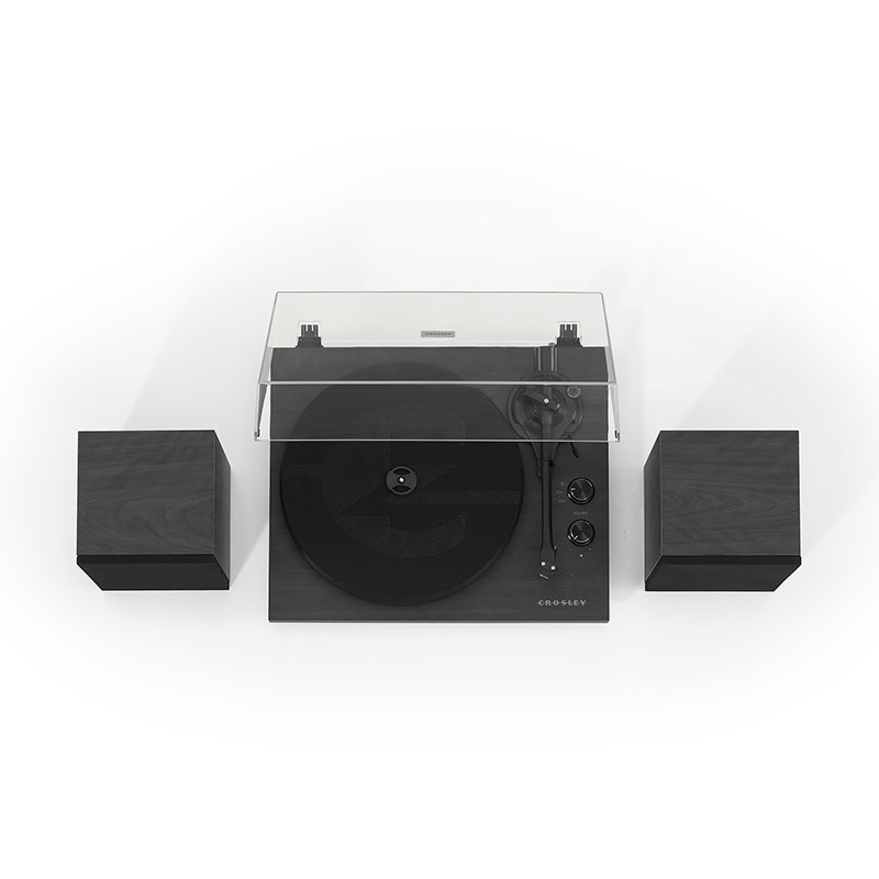 C62 Turntable Shelf System, Black-1