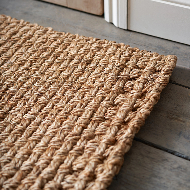 Woodbury Double Doormat, 115 x 55cm, White-1