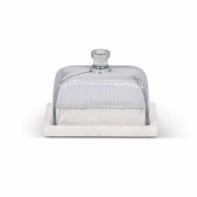 Brompton Butter Dish, White-1