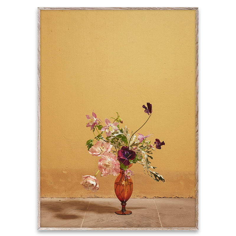 Blomst 02 Framed Print, 70 x 100cm, Copper-0