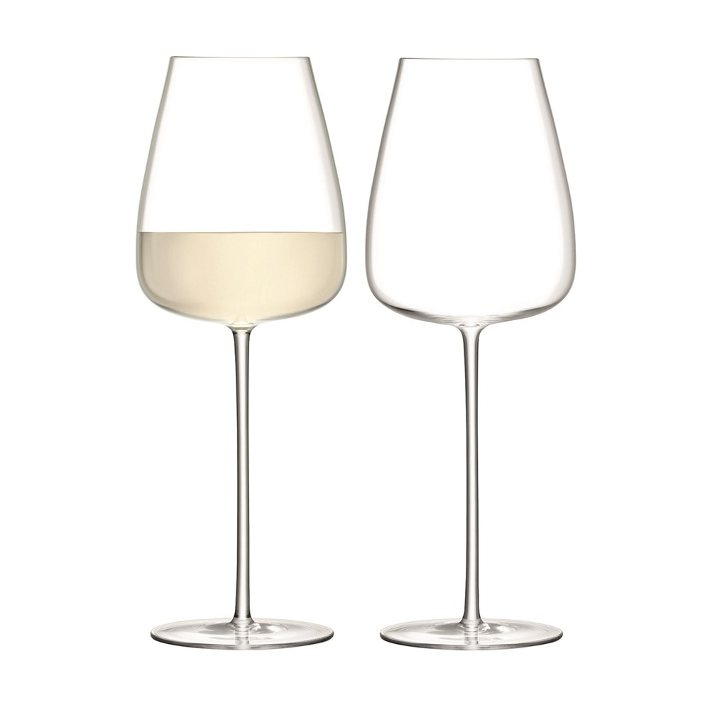 Wine Culture Pair of white wine goblets, 690ml, clear-0