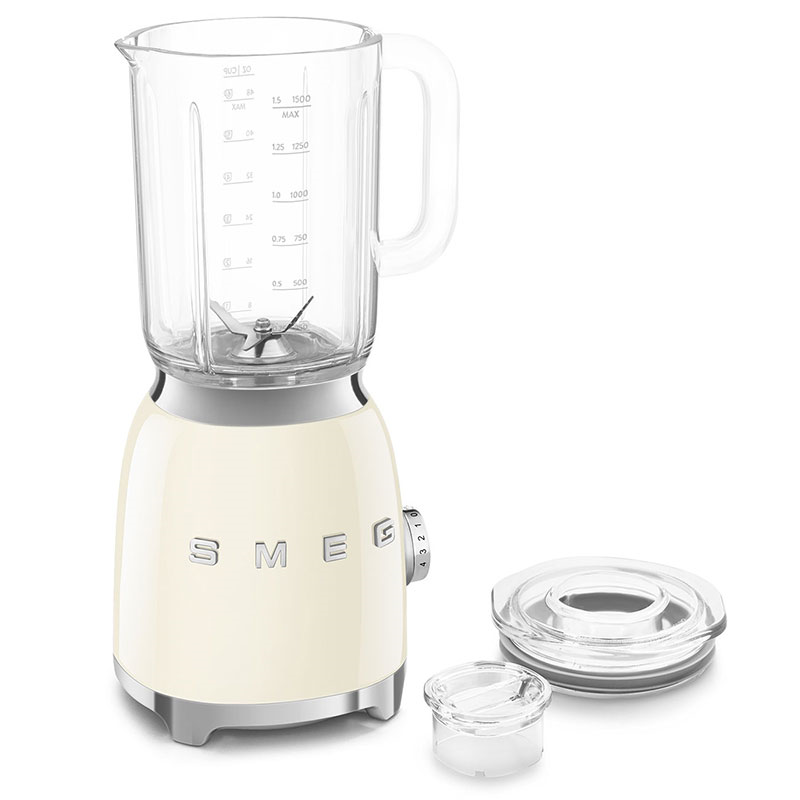 50's Style Smeg Jug Blender, 1.5L, Cream-4