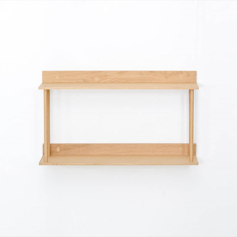 Platform 2 Shelf, H38 x W100cm, Oak-5