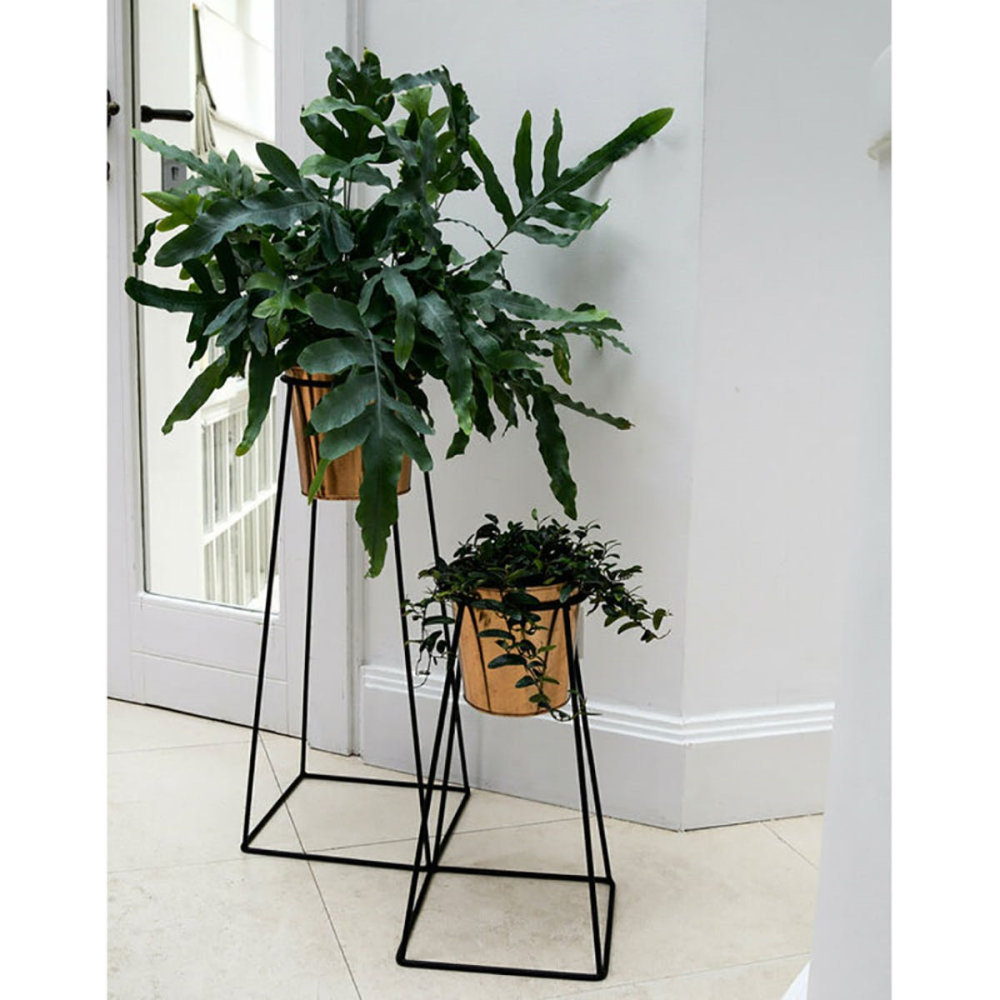 Minimo Plant stand, H40 x W21 x D21cm, Black-1