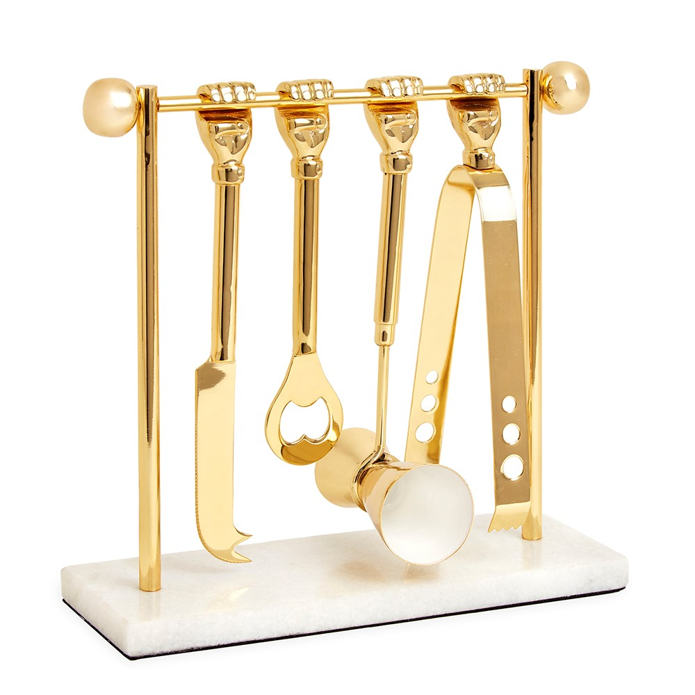 Muse Barbell Bar Set, Gold-1