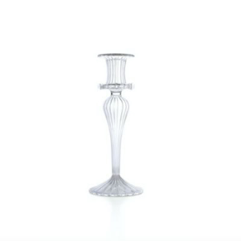 Esna Candlestick, H20cm, Clear-0