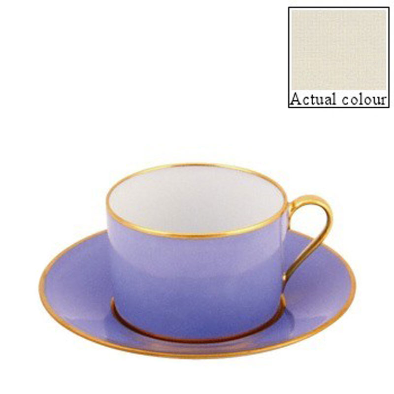 Sous Le Soleil Empire Coffee Cup & Saucer, 90ml, Matt Gold Classic Ivory-0