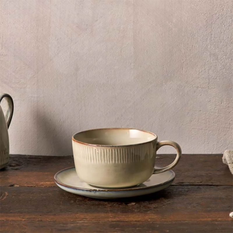 Malia Cup & Saucer, Cream-3