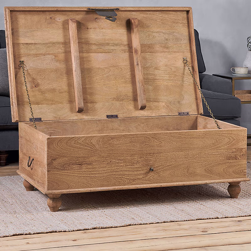 Vidur Mango Wood Chest, Natural-3