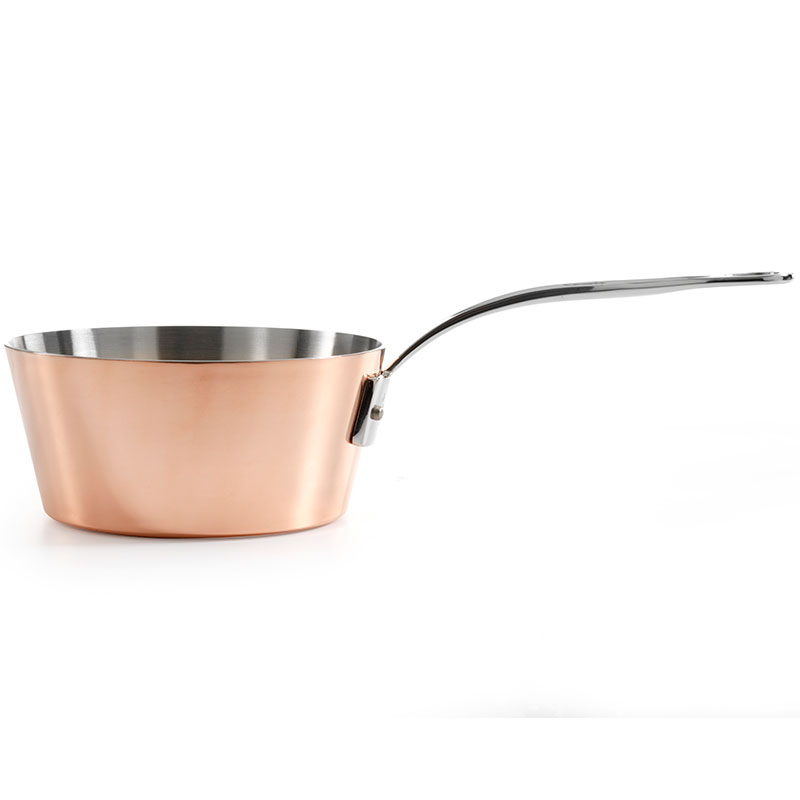 Induction Splayed Saute Pan, 16cm, Copper-0