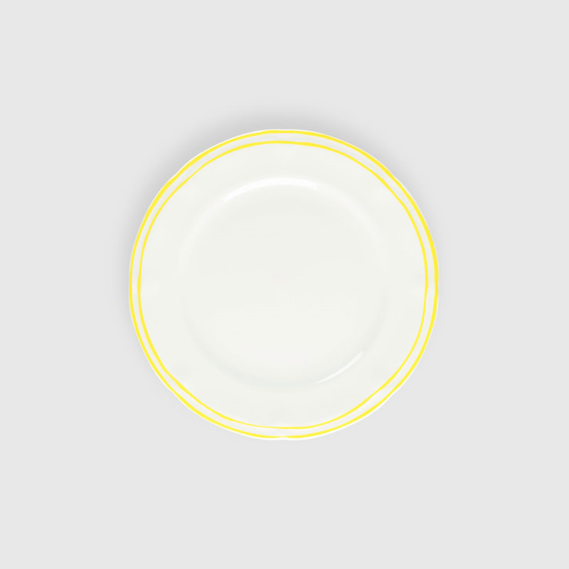 Provence Set of 4 Starter Plates, D21cm, Yellow-1