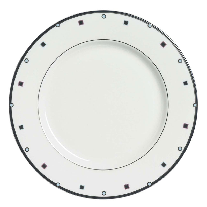 Shadow Set of 6 Dessert Plates, D24cm, Multi-0