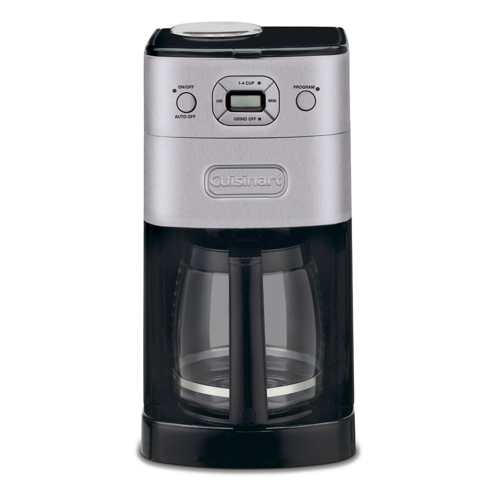 Grind and Brew Auto - DGB625BCU Coffee machine, brushed stainless steel with glass jug-0