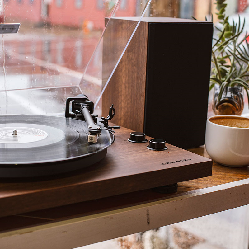 C62 Turntable Shelf System, Walnut-7