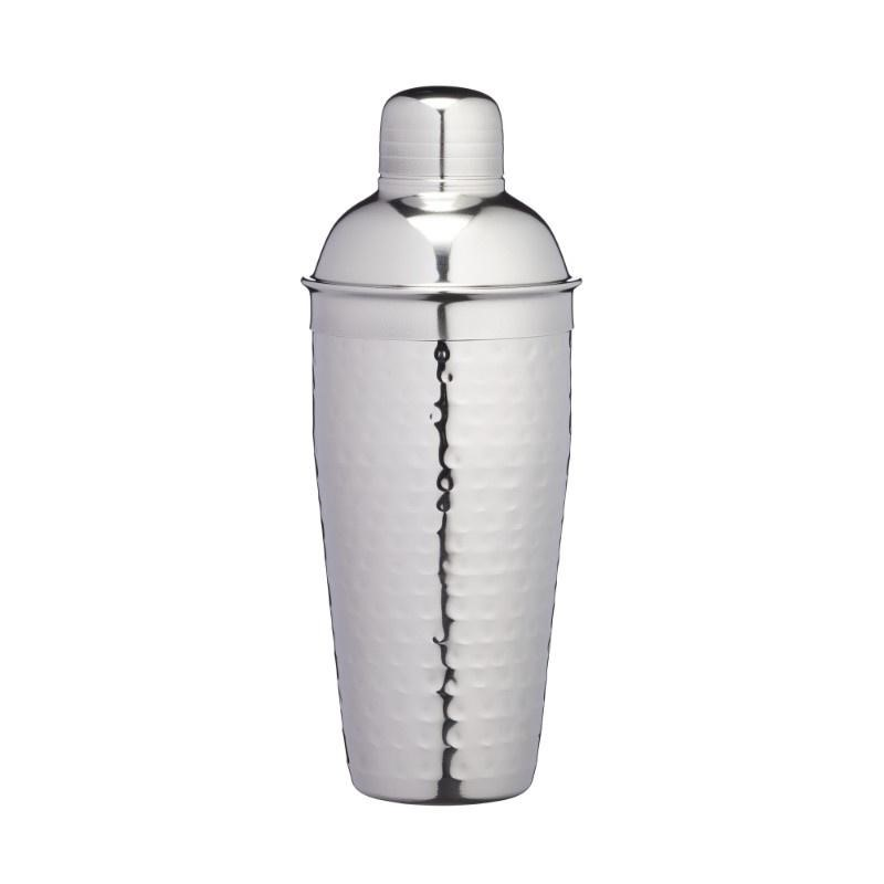 Luxury Cocktail Shaker, 700ml, Hammered Metal-0