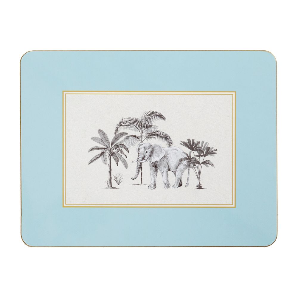 Harlequin Design Extra large serving mats, 38.2 x 29.2cm, blue-0