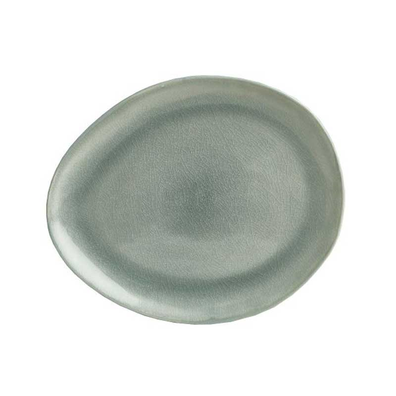 Vie Naturelle Medium Plate, W19.5cm x D16.3cm, Soft Grey-0