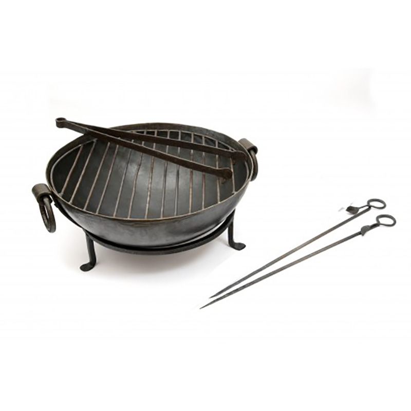 Table Kadai Set, D31cm, Black-2