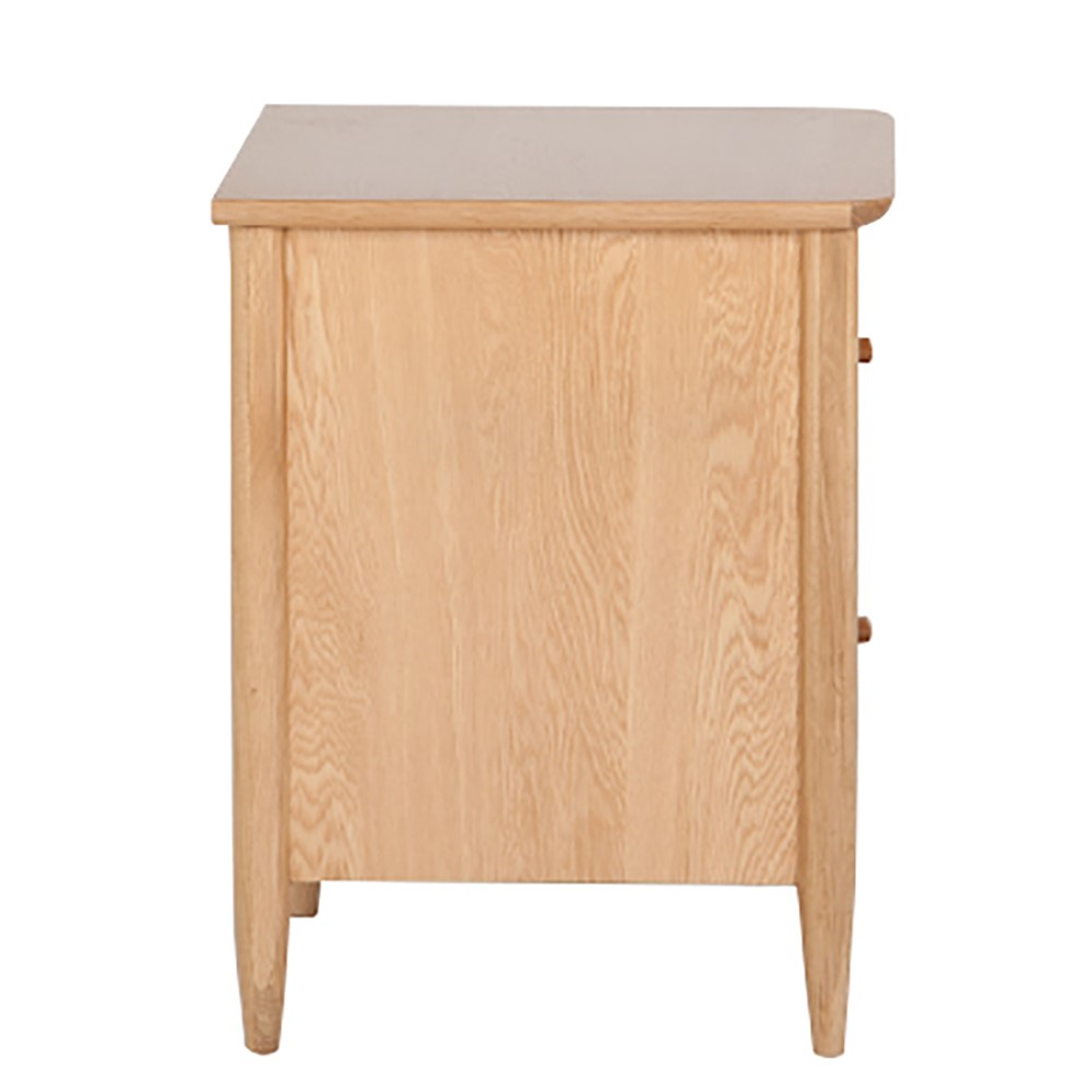 Teramo Bedside cabinet, H60 x W53 x D47cm, Natural-2