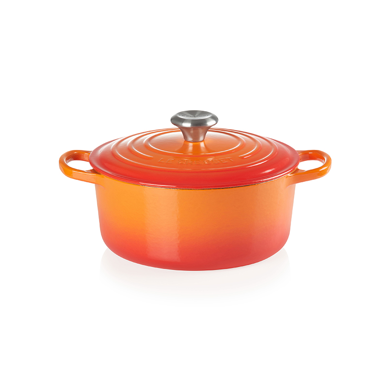 Signature Cast Iron Round casserole, 30cm - 8.1 litre, Volcanic-3