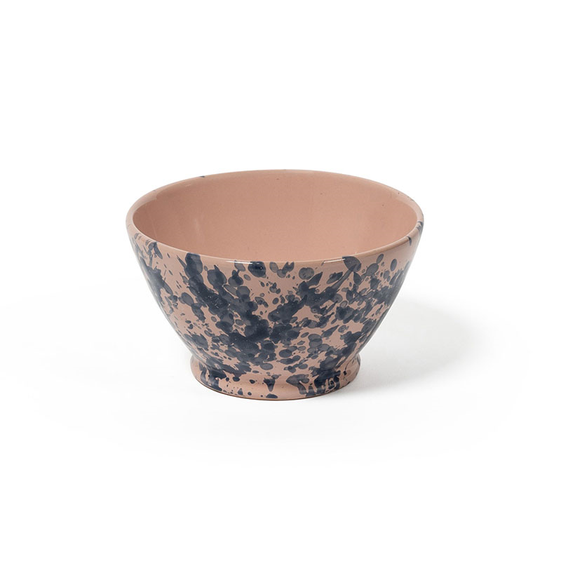 Splatter Bowl, D15cm, Blue and Pink-0