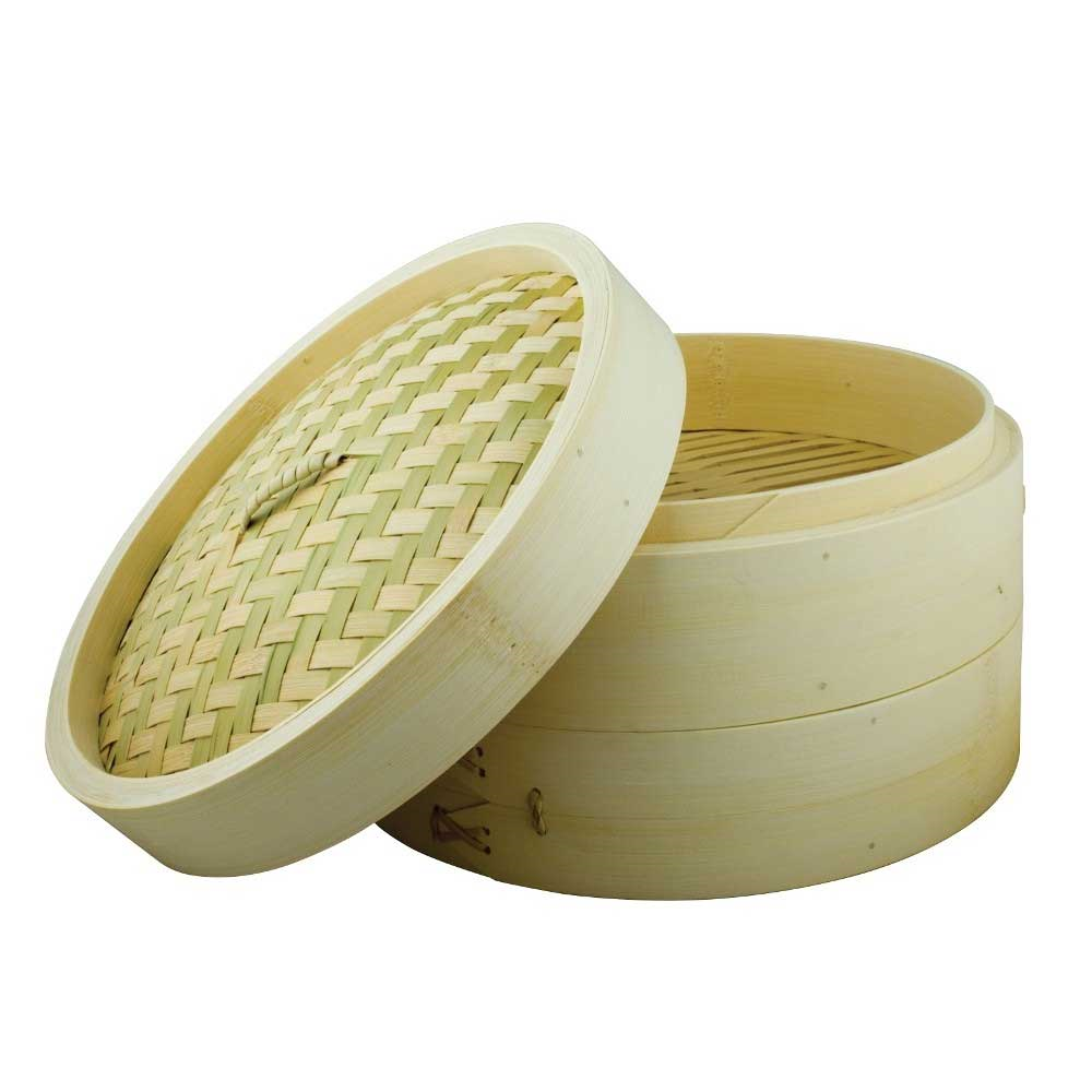 Bamboo Steamer, 10"-0