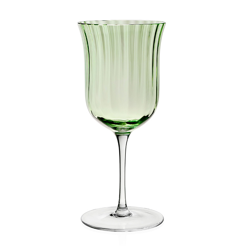 Corinne Water Goblet, 320ml, Green-0