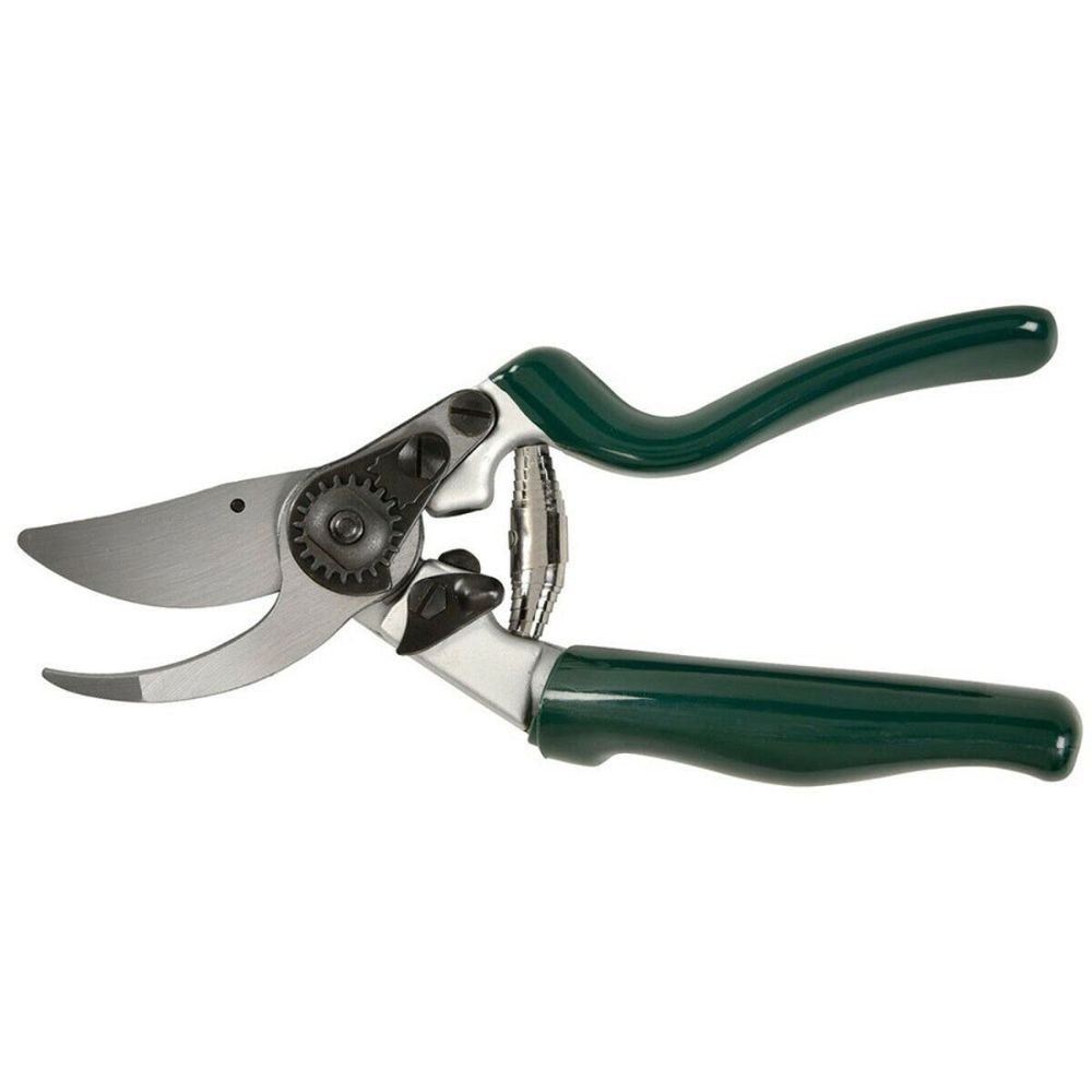 Secateur, Professional Rotating Handle, Green, Silver/Black-0